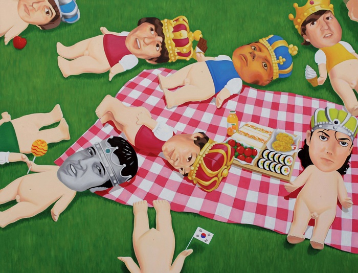 풀밭위의 점심식사 Luncheon on the Grass, 145.5×112.1cm, Oil on Canvas 이미지