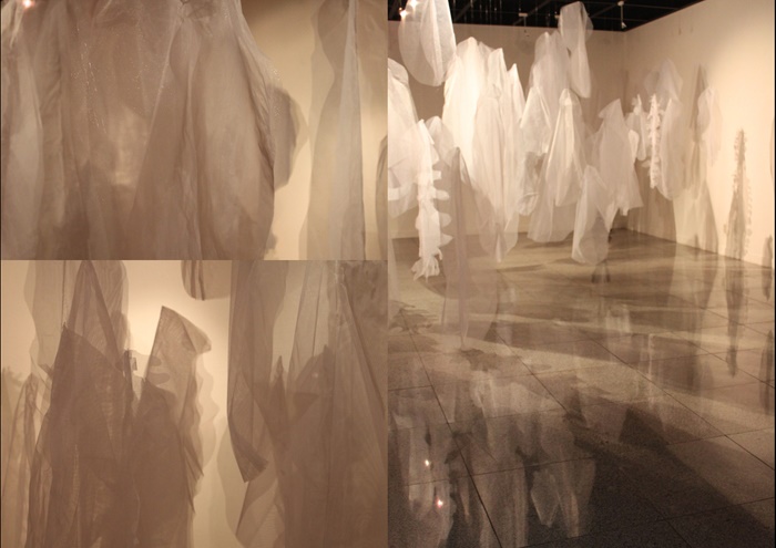 Floating veil, 천, 가변설치 이미지
