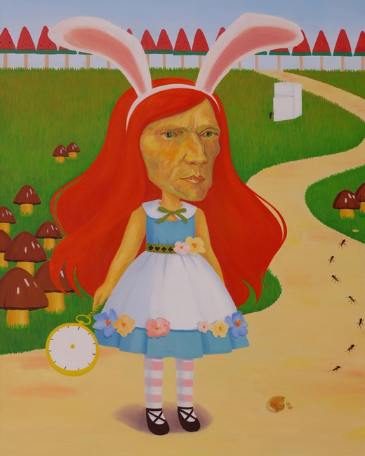 이상한 나라의 고흐 Gogh in wonderland, 130.3×97.0cm, Oil on Canvas 이미지