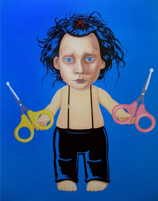 Baby Scissorhands, 116.7×91.0cm, Oil on Canvas 이미지