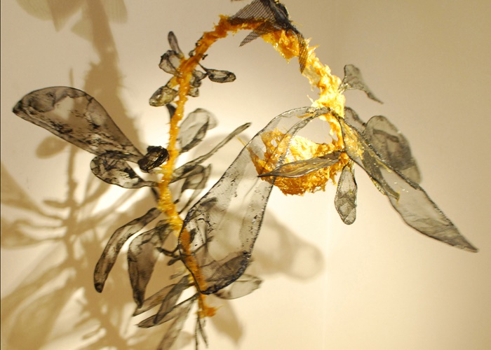 Diorama-Meganeura monyi, 100x120x150cm, 철사, 에폭시, 망 이미지